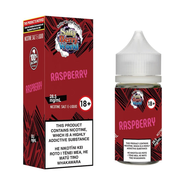 Raspberry Nicotine Salt E liquid Vape Juice Shosha Vape NZ