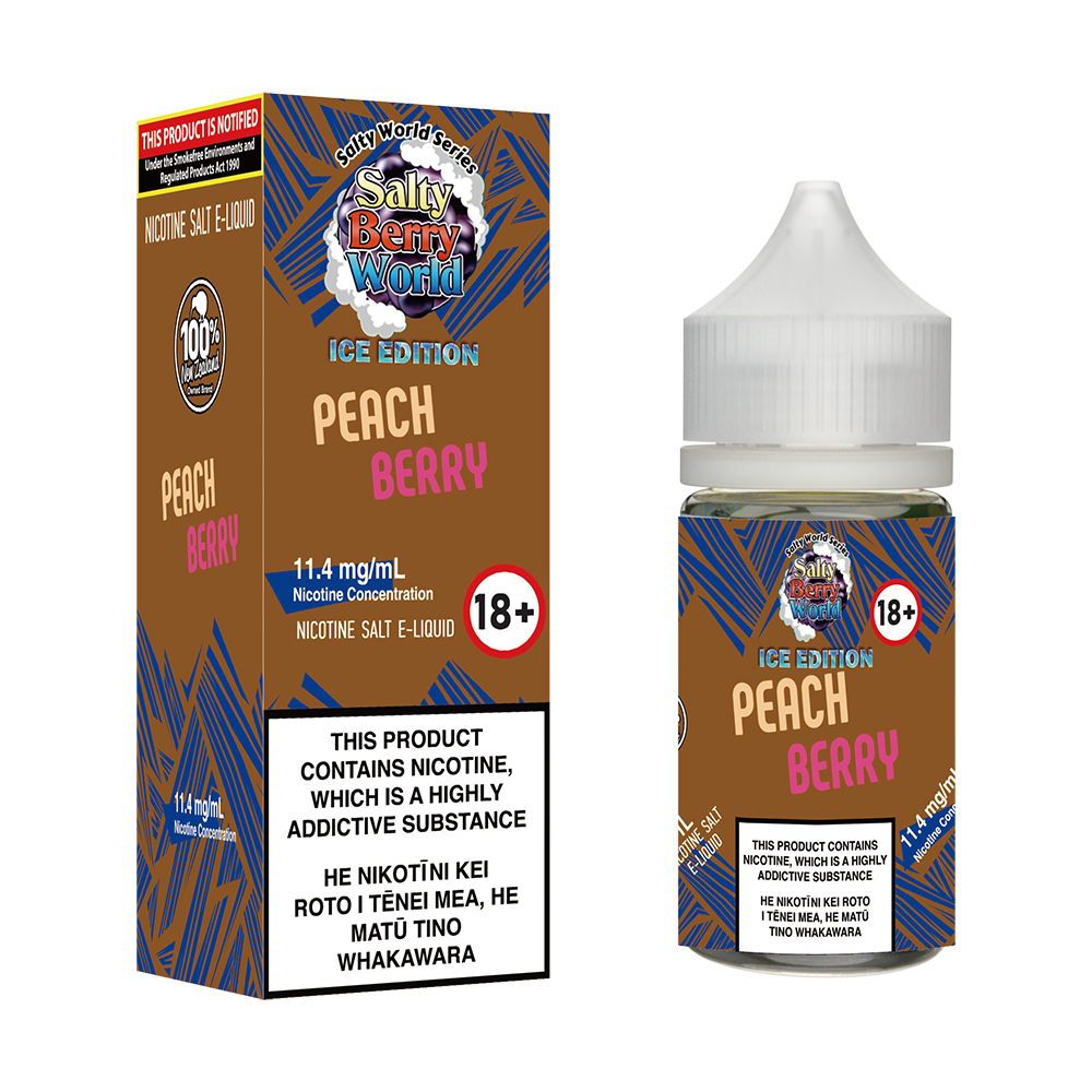 [Ice Edition] Peach Berry Nicotine Salt E-liquid