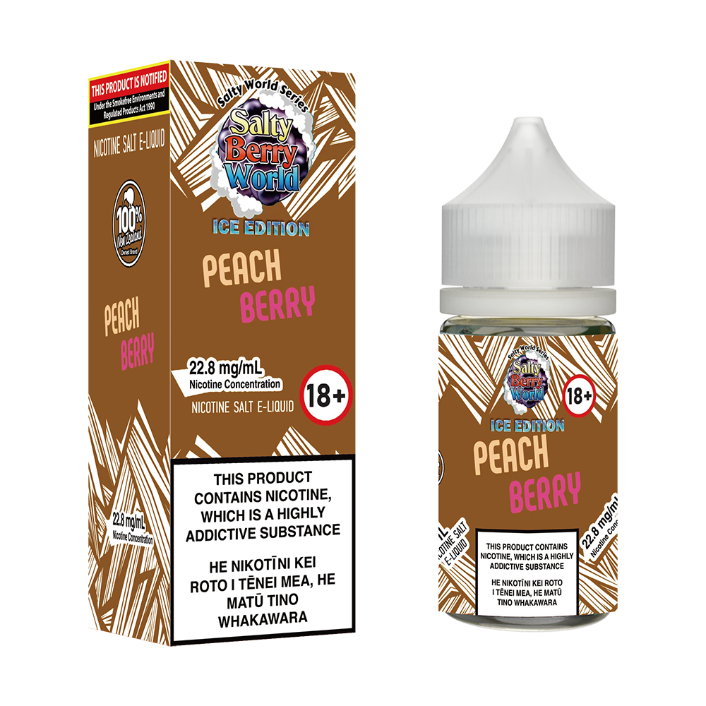 [Ice Edition] Peach Berry Nicotine Salt E-liquid