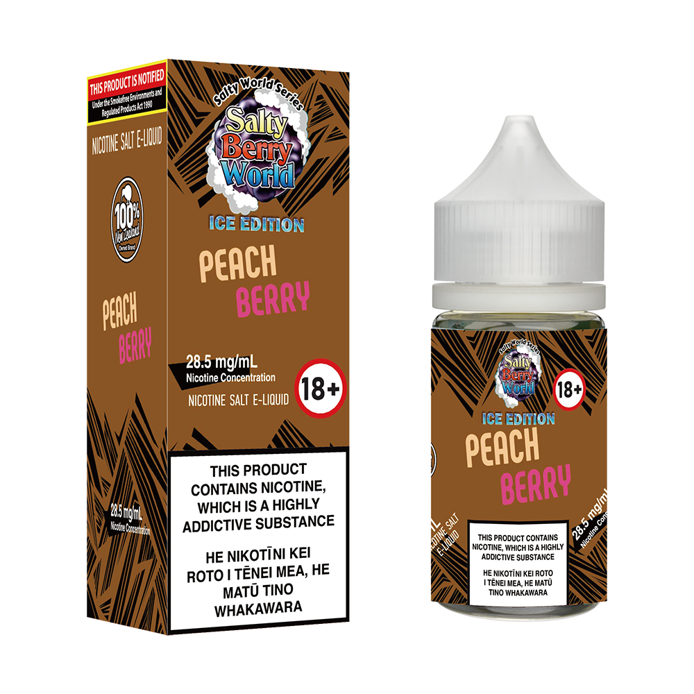 [Ice Edition] Peach Berry Nicotine Salt E-liquid