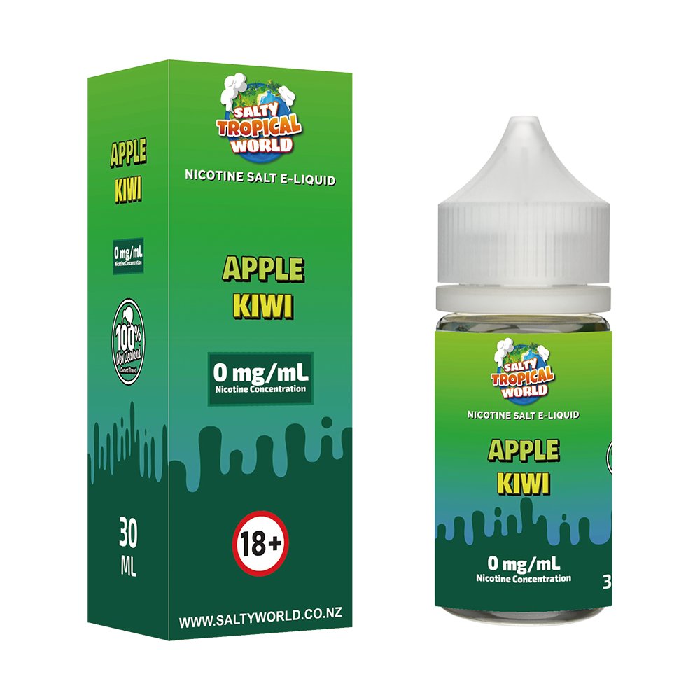 Apple Kiwi Nicotine Salt E - liquid | Shosha Vape NZ