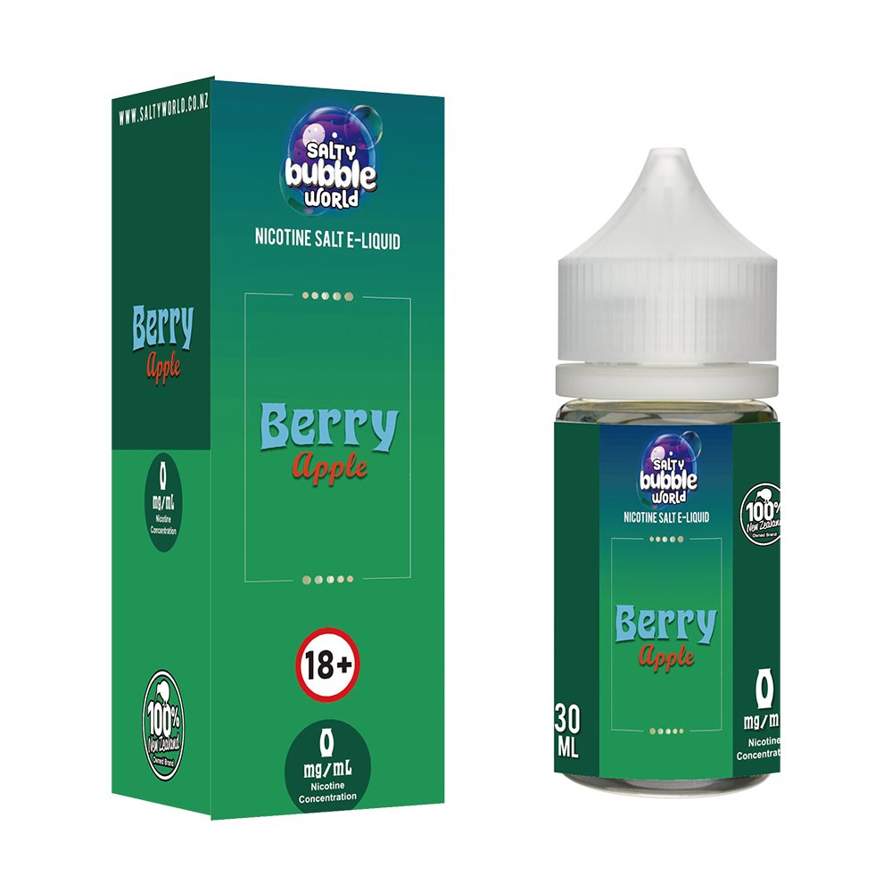 Berry Apple Nicotine Salt E - liquid | Shosha Vape NZ