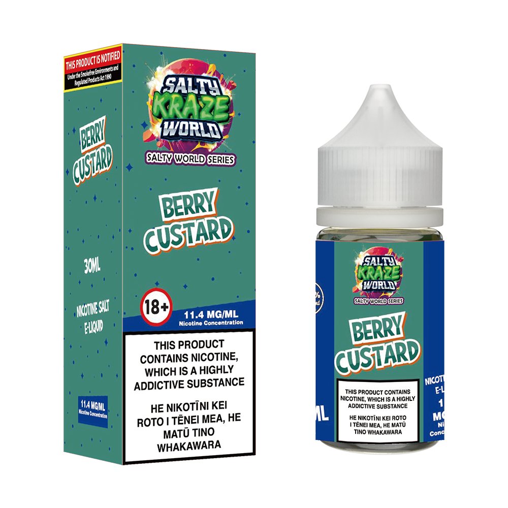 Berry Custard Nicotine Salt E - liquid | Shosha Vape NZ