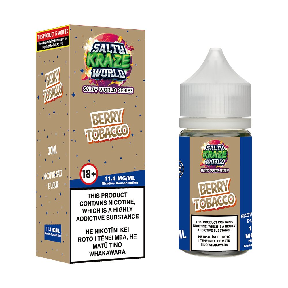 Berry Tobacco Nicotine Salt E - liquid | Shosha Vape NZ