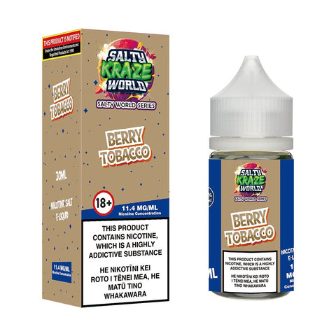 Berry Tobacco Nicotine Salt E - liquid | Shosha Vape NZ