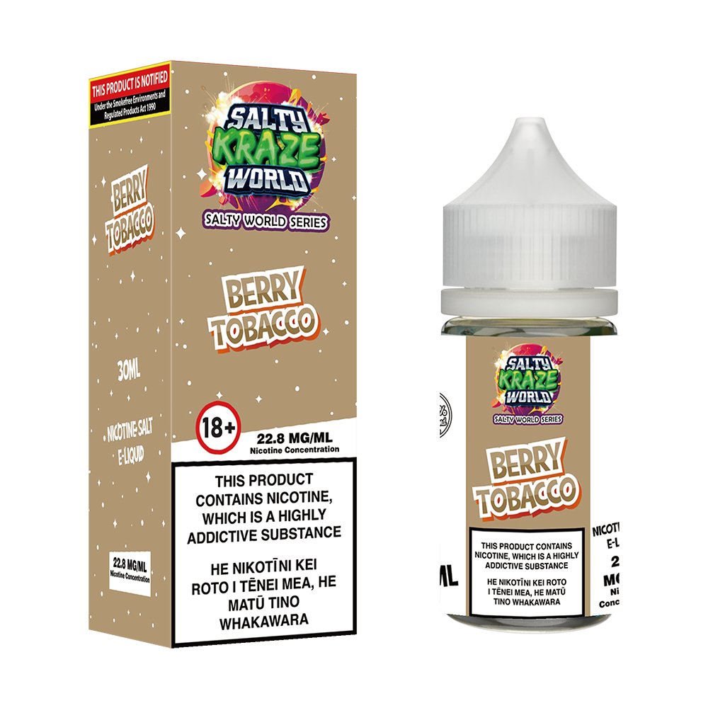 Berry Tobacco Nicotine Salt E - liquid | Shosha Vape NZ