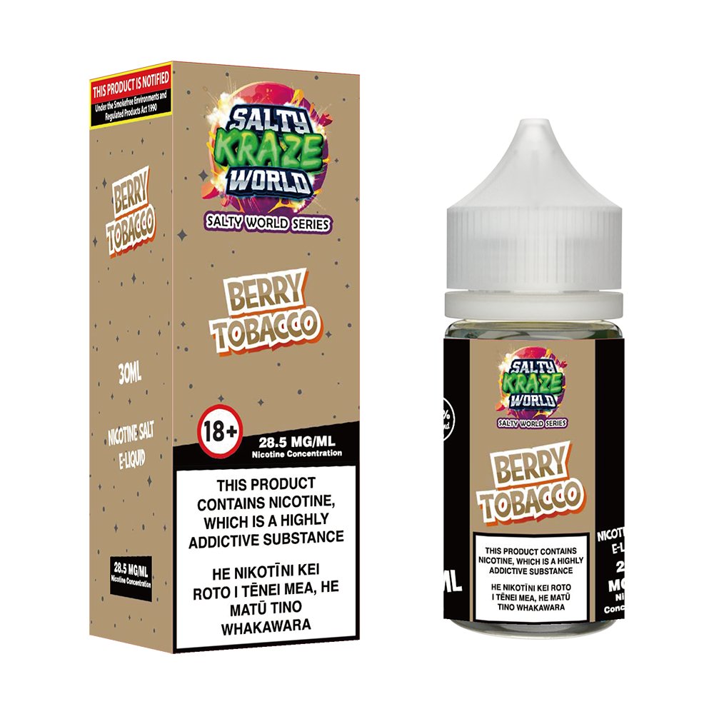 Berry Tobacco Nicotine Salt E - liquid | Shosha Vape NZ