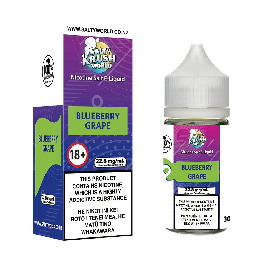 Blueberry Grape Nicotine Salt E - liquid | Shosha Vape NZ