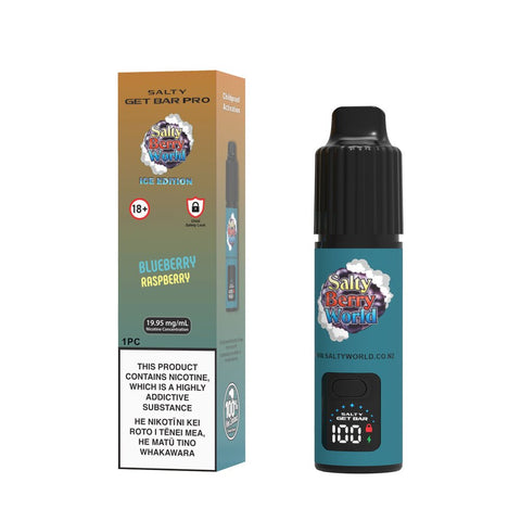 Blueberry Raspberry - Salty GET Bar PRO Disposable Vape | Shosha Vape NZ