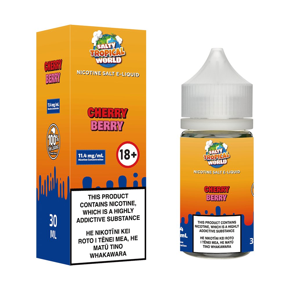 Cherry Berry Nicotine Salt E - liquid | Shosha Vape NZ