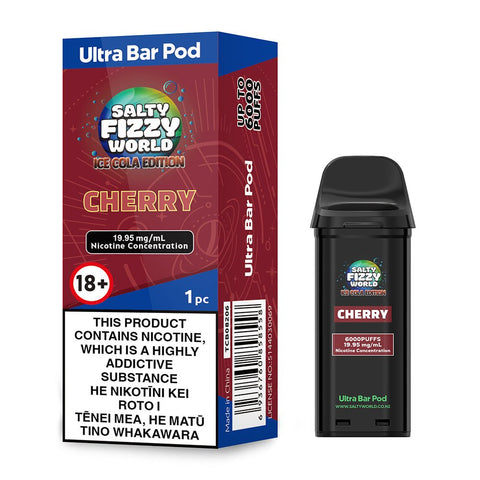 Cherry - Ultra Bar Replacement Pod 19.95mg/ml | Shosha Vape NZ