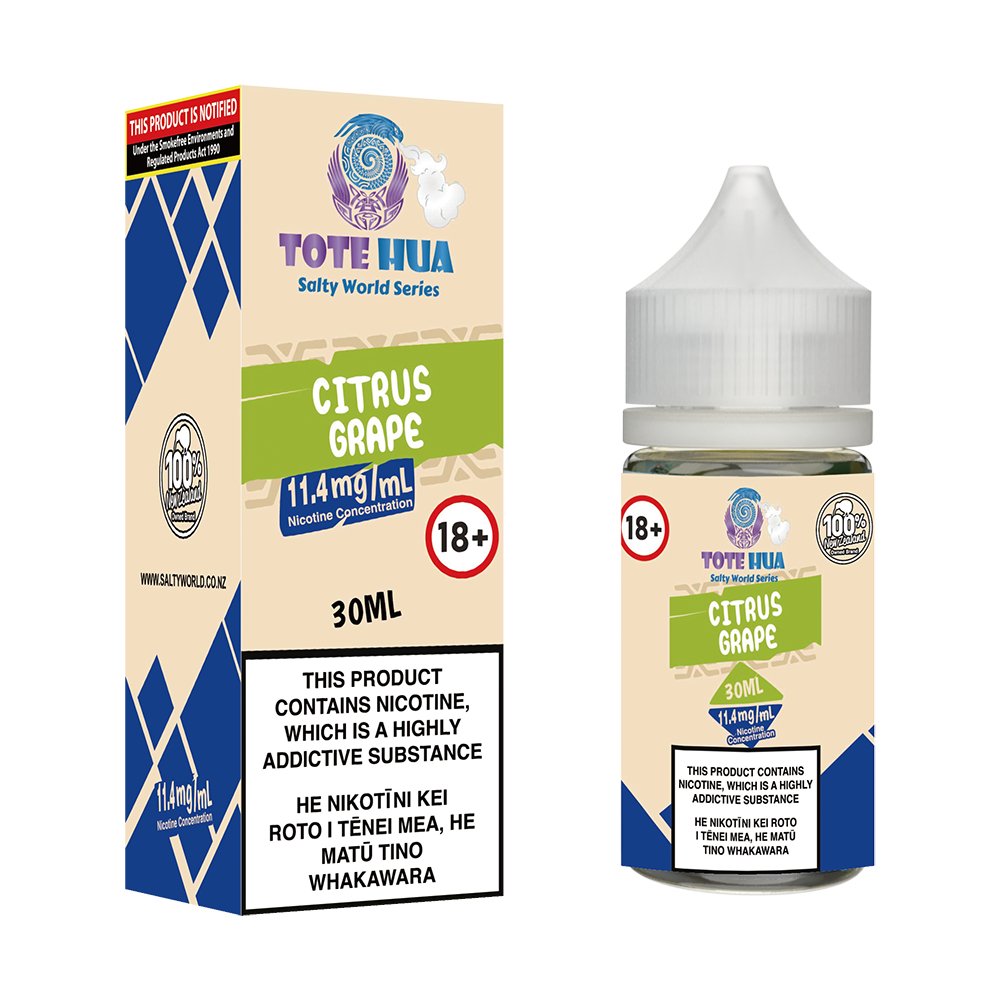 Citrus Grape Nicotine Salt E - liquid | Shosha Vape NZ