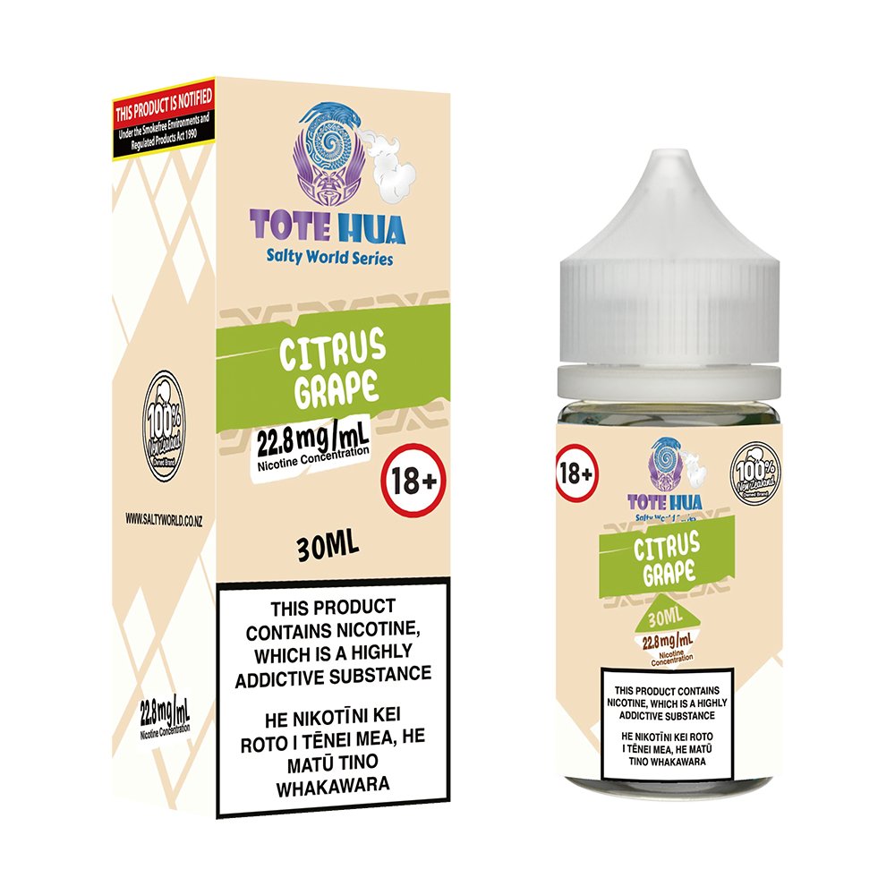 Citrus Grape Nicotine Salt E - liquid | Shosha Vape NZ