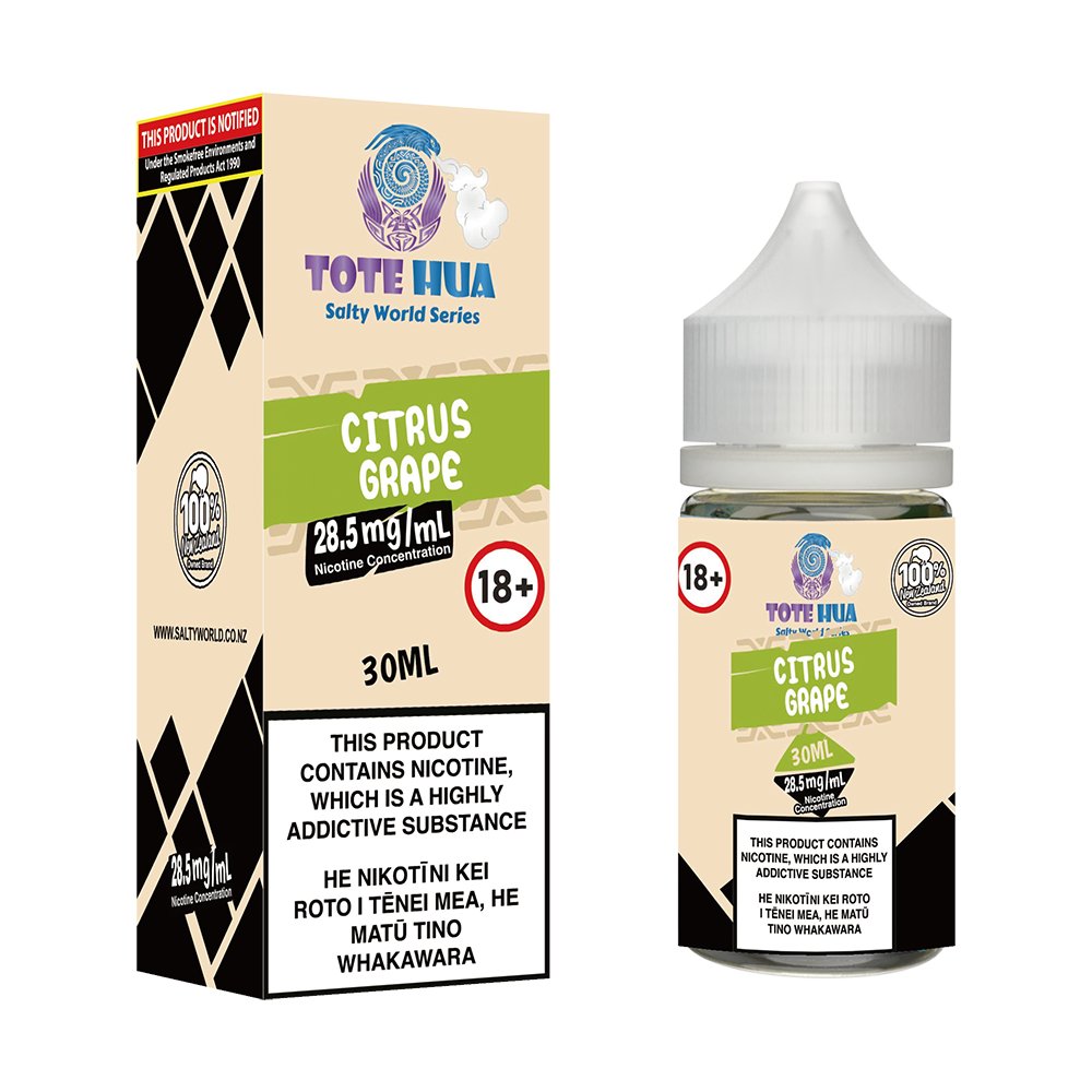 Citrus Grape Nicotine Salt E - liquid | Shosha Vape NZ