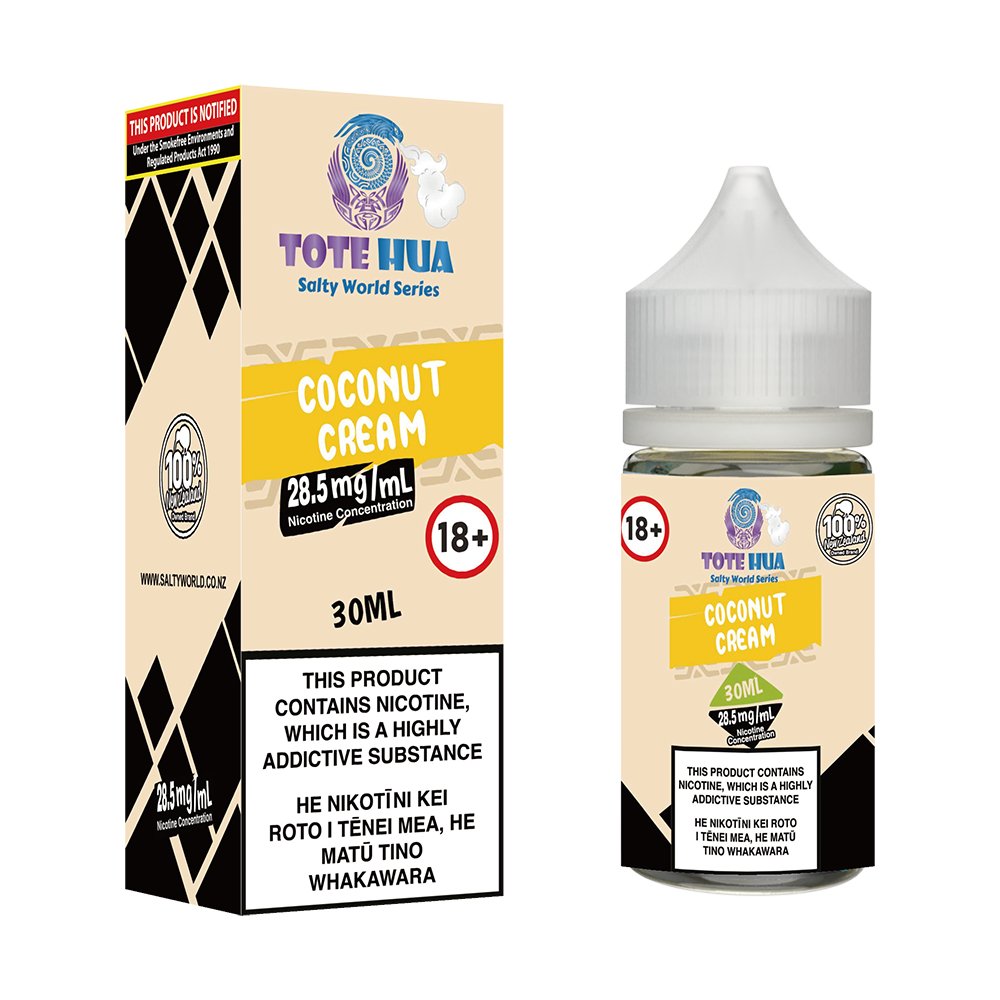 Coconut Cream Nicotine Salt E - liquid | Shosha Vape NZ