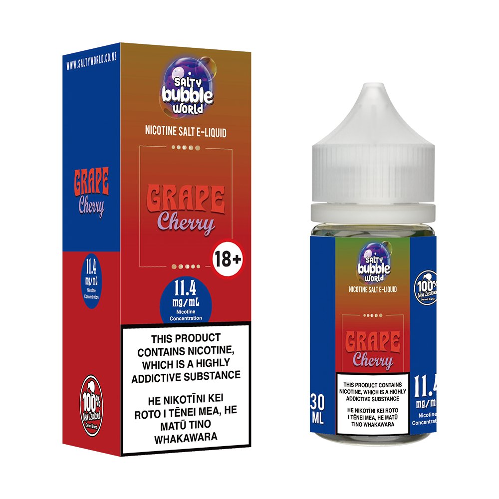 Grape Cherry Nicotine Salt E - liquid | Shosha Vape NZ