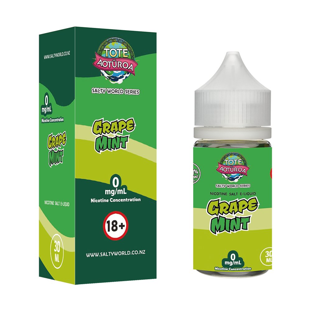 Grape Mint Nicotine Salt E - liquid | Shosha Vape NZ