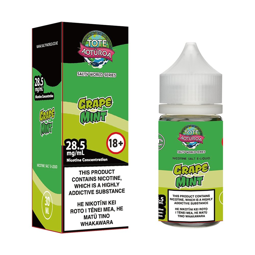 Grape Mint Nicotine Salt E - liquid | Shosha Vape NZ