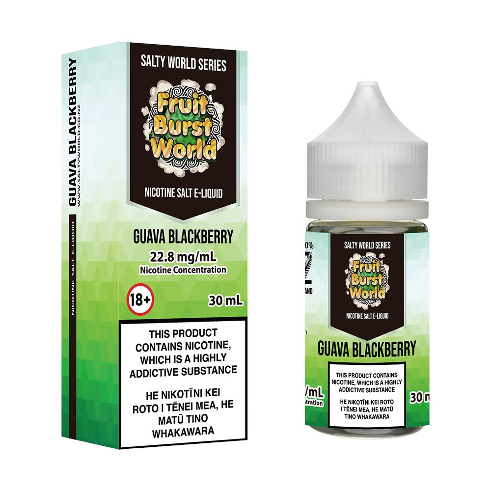 Guava Blackberry Nicotine Salt E - liquid | Shosha Vape NZ