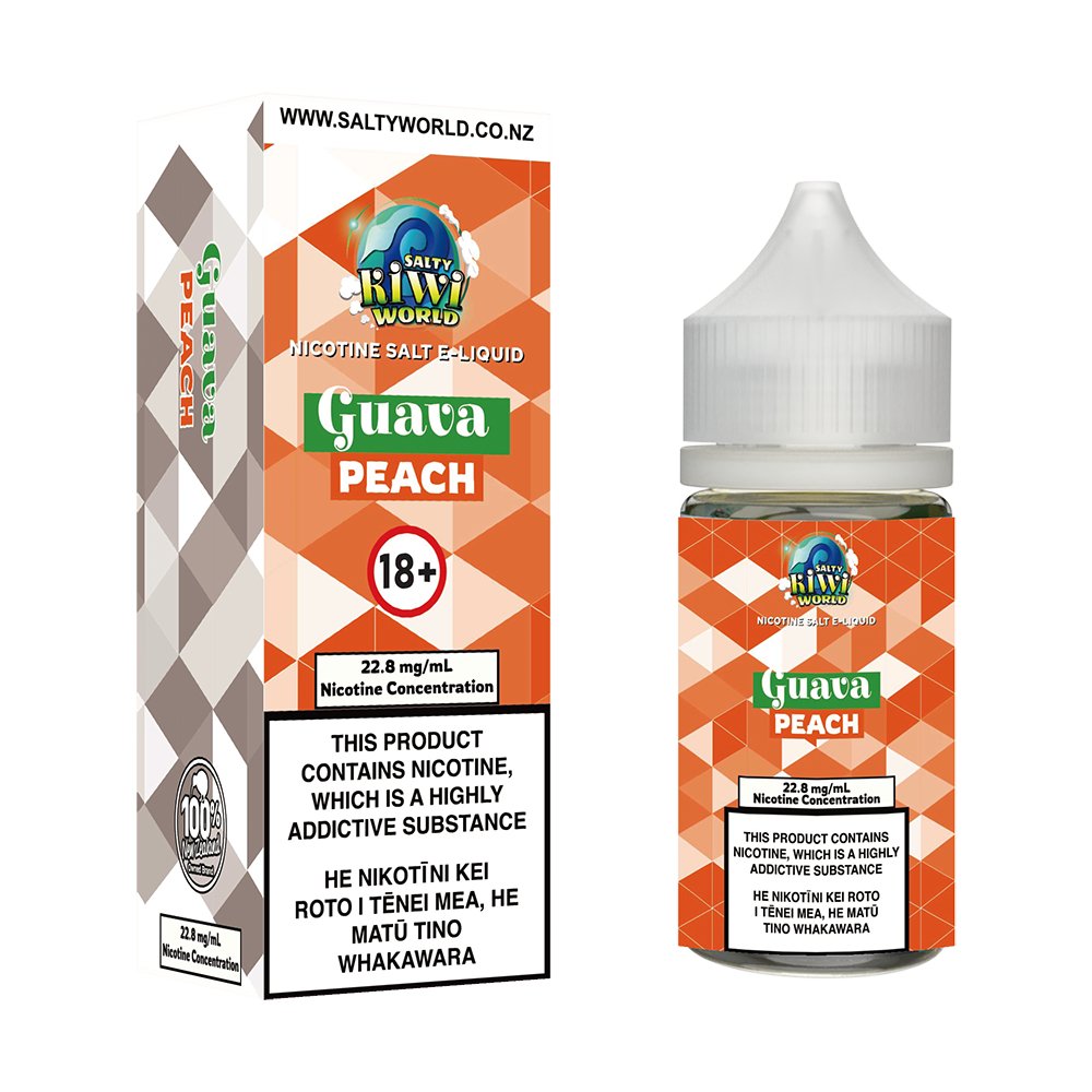 Guava Peach Nicotine Salt E - liquid | Shosha Vape NZ