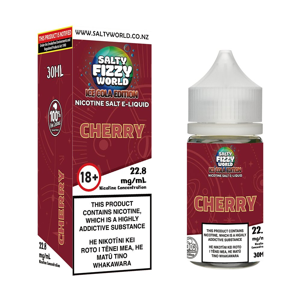 [Ice Cola Edition] Cherry Nicotine Salt E - liquid | Shosha Vape NZ