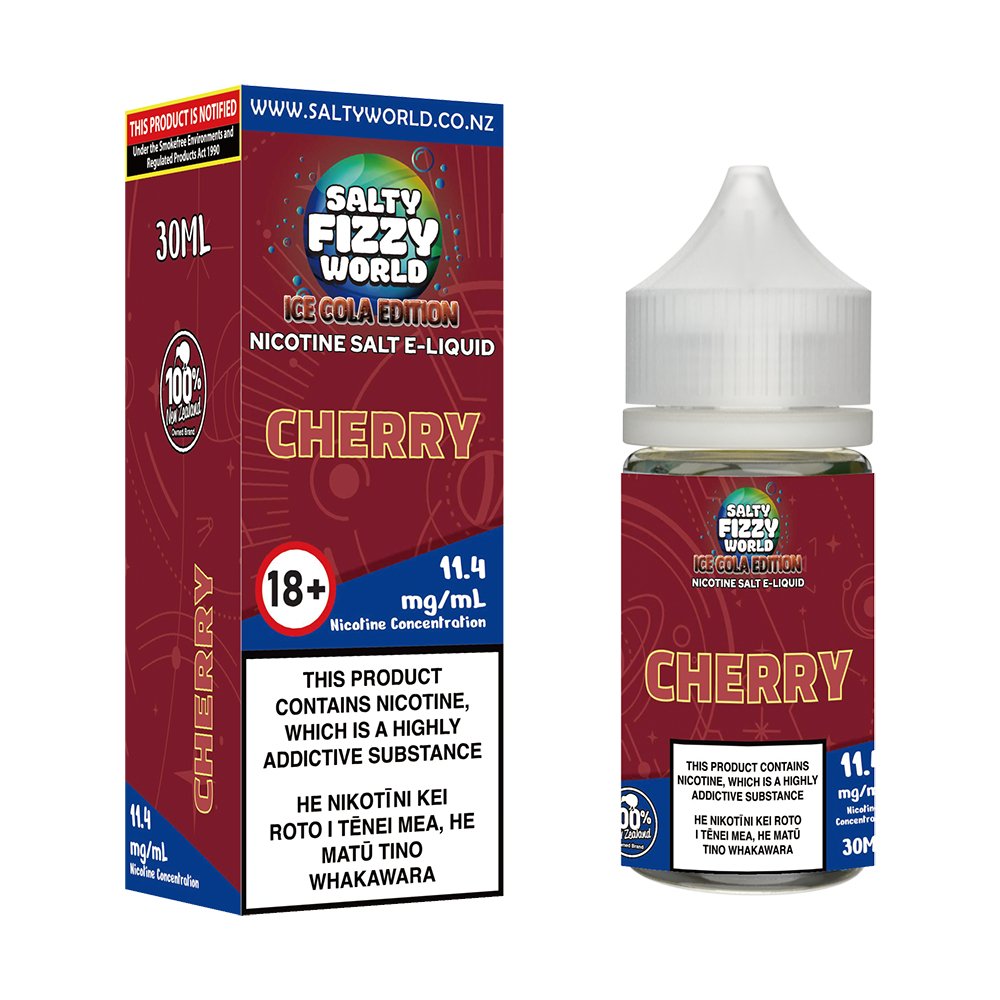 [Ice Cola Edition] Cherry Nicotine Salt E - liquid | Shosha Vape NZ