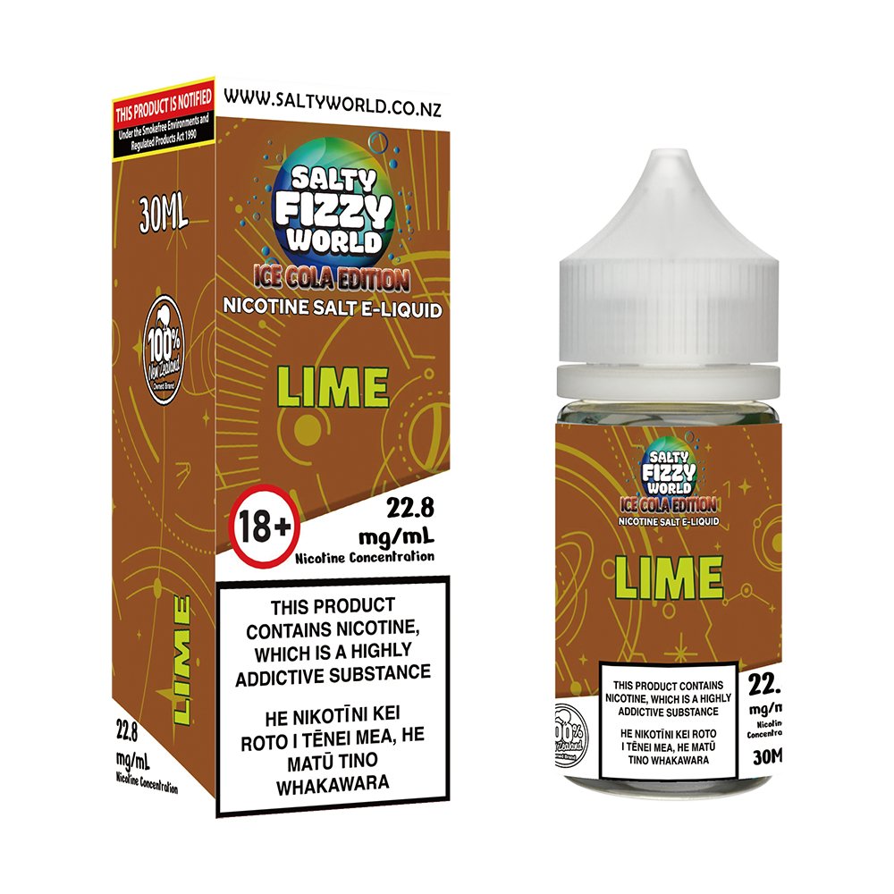 [Ice Cola Edition] Lime Nicotine Salt E - liquid | Shosha Vape NZ