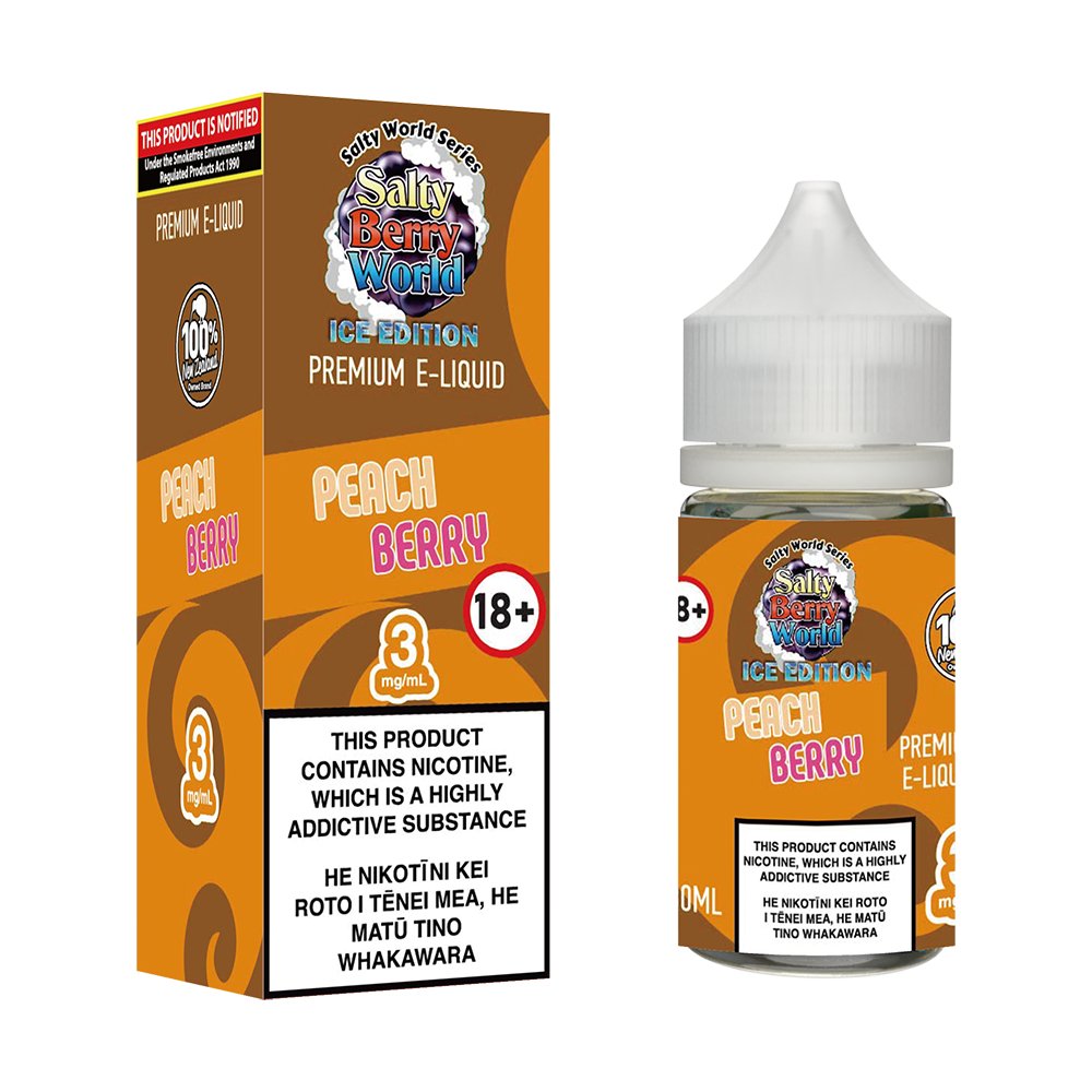 [Ice Edition] Berry Peach E - liquid | Shosha Vape NZ