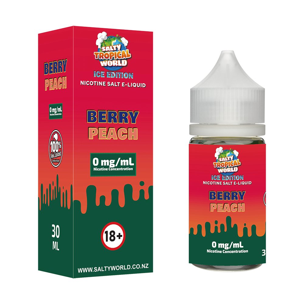 [Ice Edition] Berry Peach Nicotine Salt E - Liquid | Shosha Vape NZ