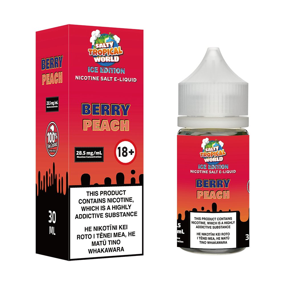 [Ice Edition] Berry Peach Nicotine Salt E - Liquid | Shosha Vape NZ