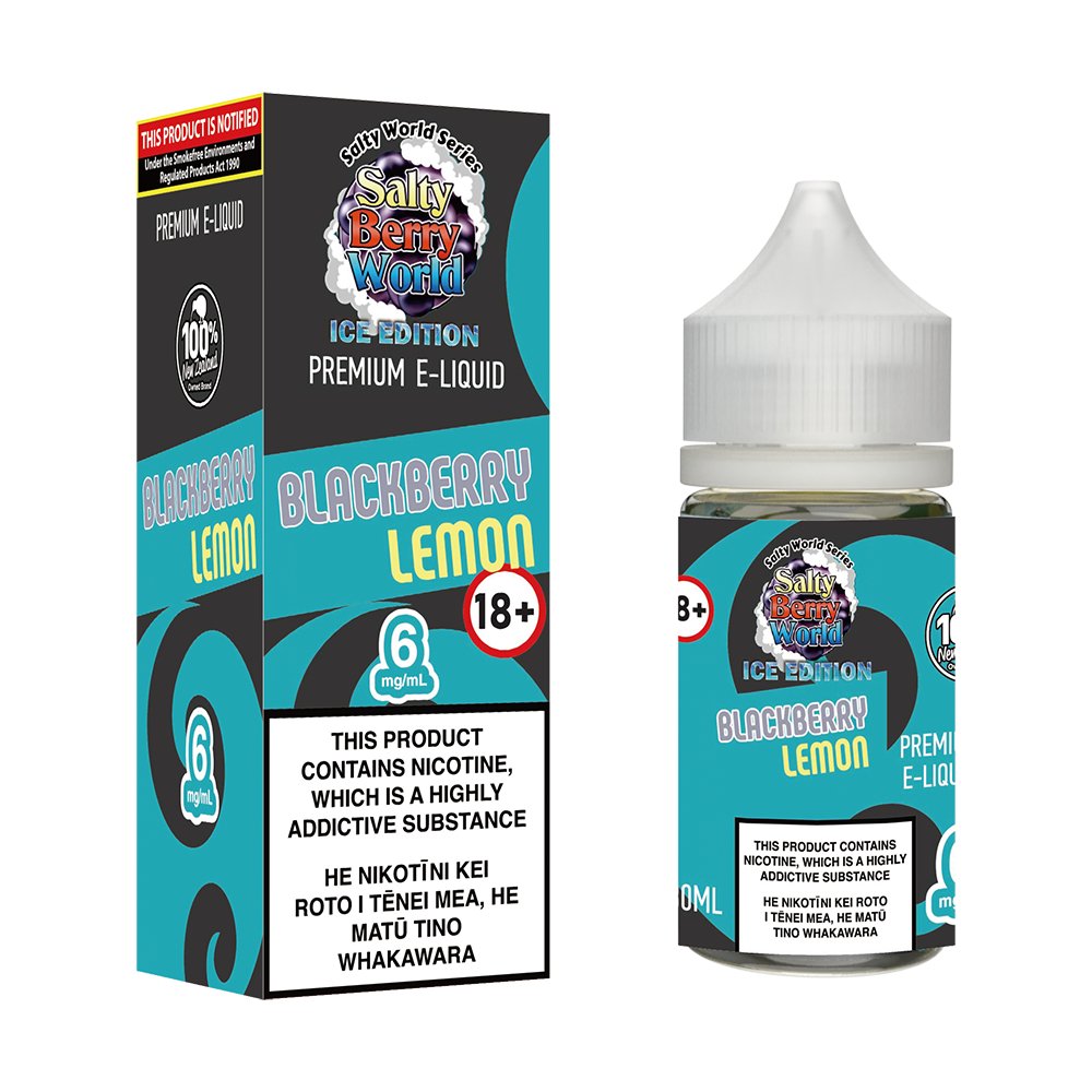 [Ice Edition] Blackberry Lemon E - liquid | Shosha Vape NZ