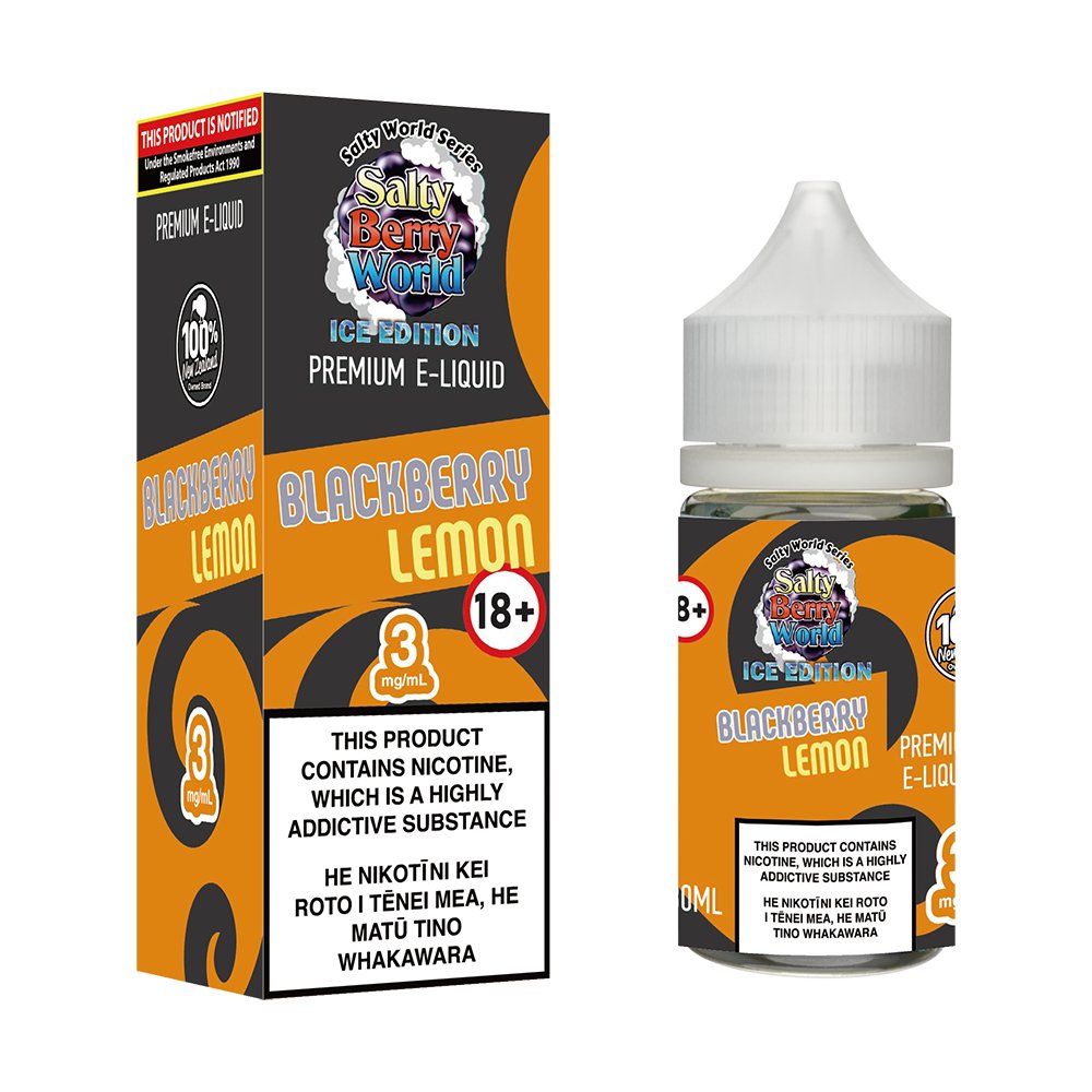 [Ice Edition] Blackberry Lemon E - liquid | Shosha Vape NZ