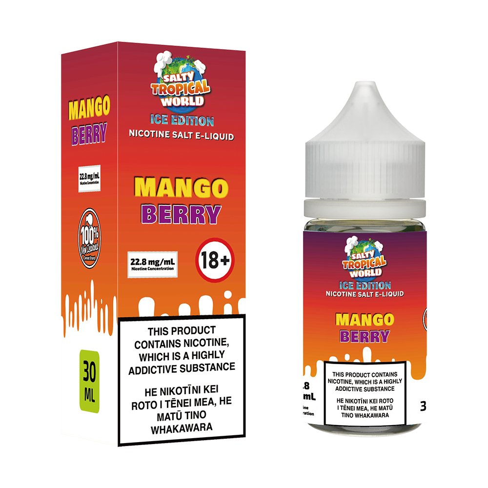 [Ice Edition] Mango Berry Nicotine Salt E - Liquid | Shosha Vape NZ