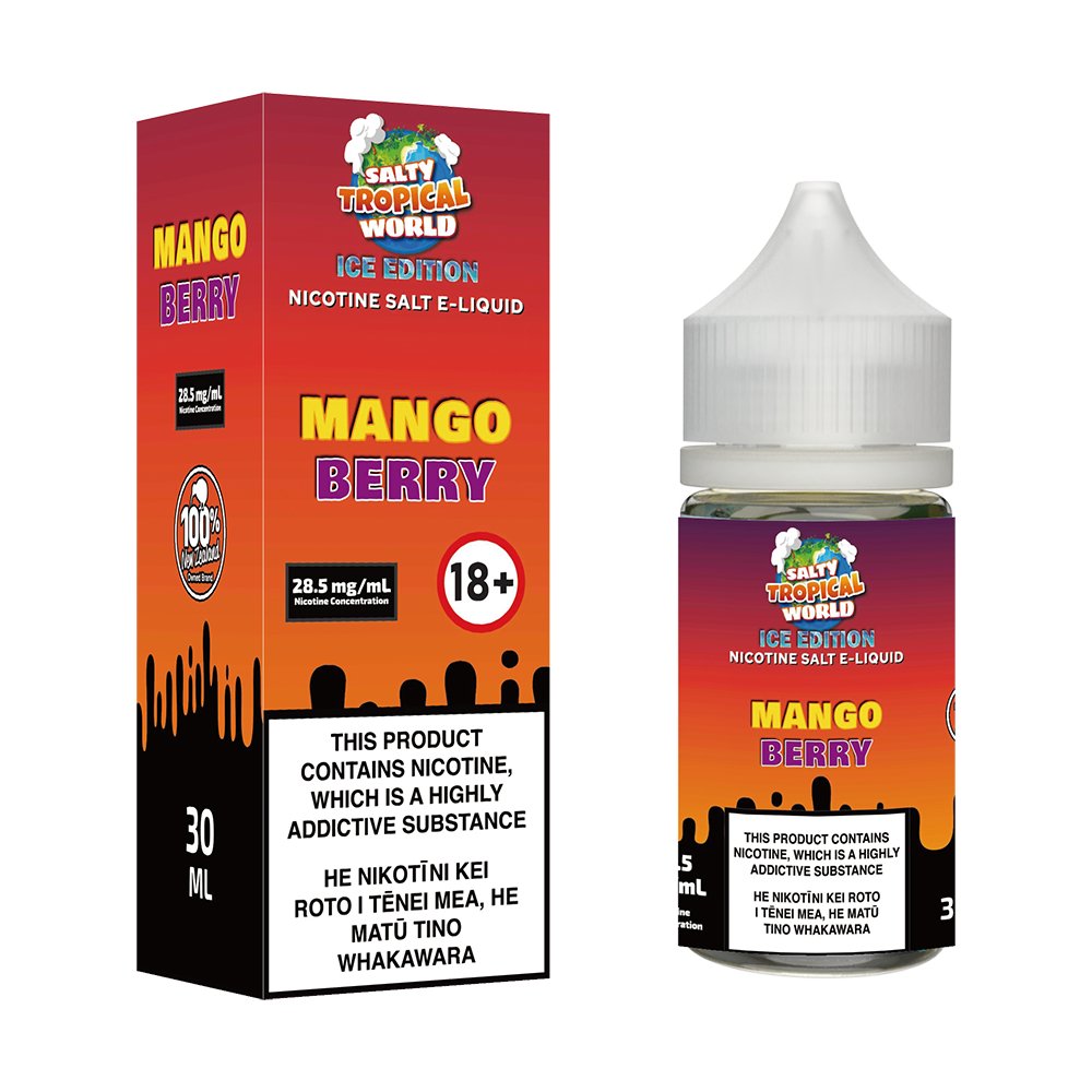 [Ice Edition] Mango Berry Nicotine Salt E - Liquid | Shosha Vape NZ