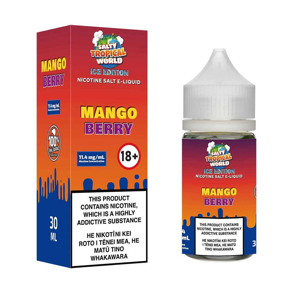 [Ice Edition] Mango Berry Nicotine Salt E - Liquid | Shosha Vape NZ