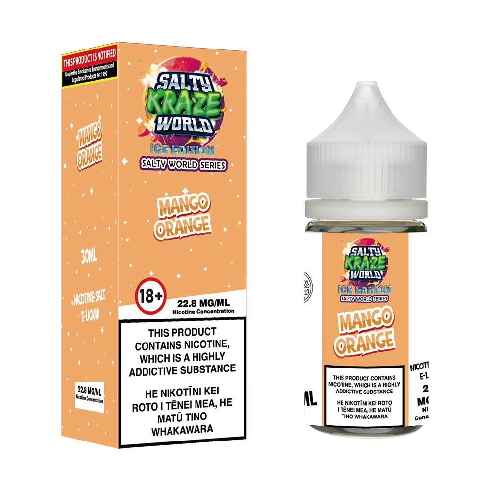 [Ice Edition] Mango Orange Nicotine Salt E - liquid | Shosha Vape NZ