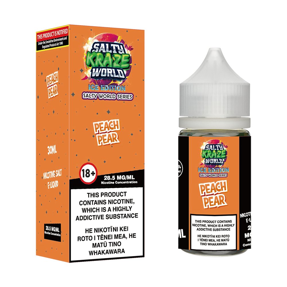 [Ice Edition] Peach Pear Nicotine Salt E - liquid | Shosha Vape NZ