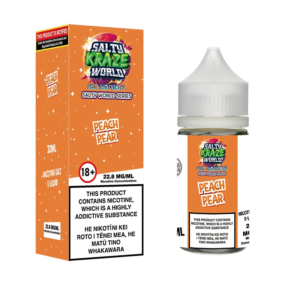 [Ice Edition] Peach Pear Nicotine Salt E - liquid | Shosha Vape NZ