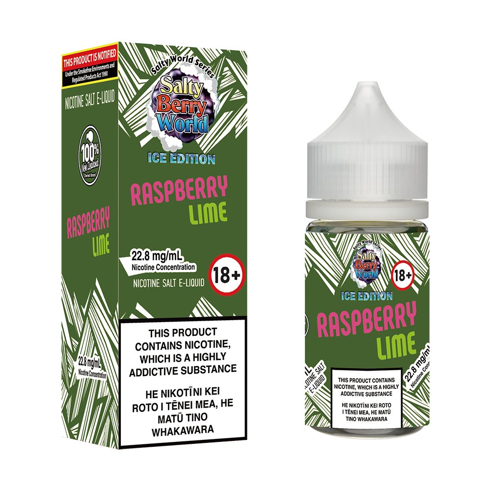 [Ice Edition] Raspberry Lime Nicotine Salt E - liquid | Shosha Vape NZ