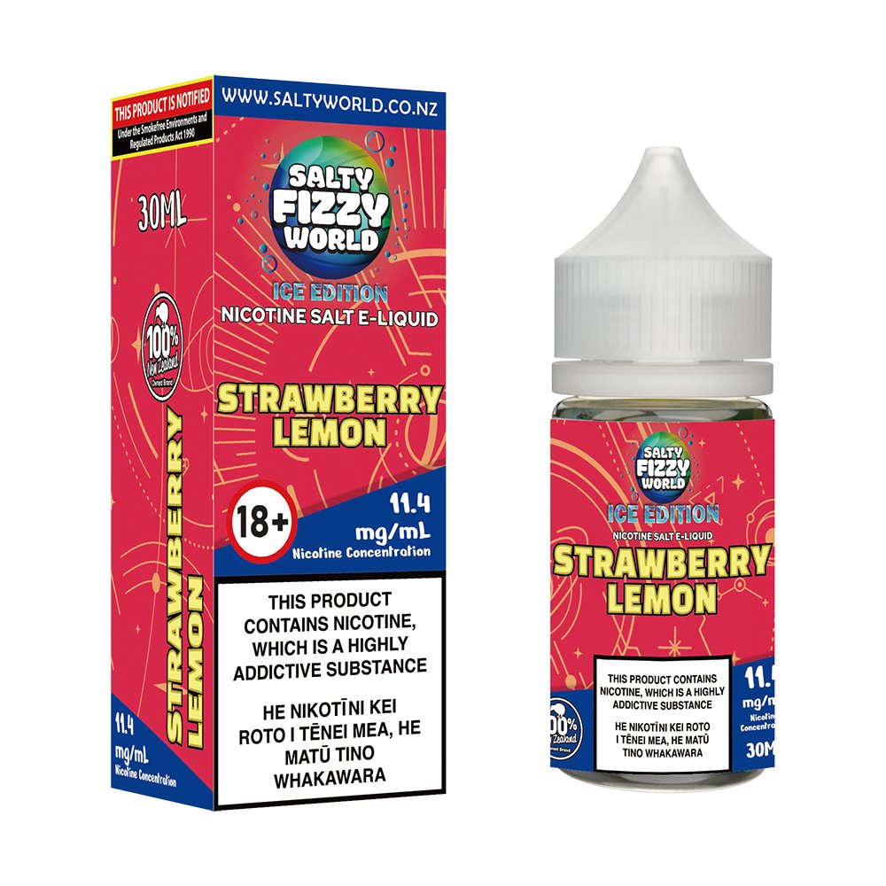 [Ice Edition] Strawberry Lemon Nicotine Salt E - liquid | Shosha Vape NZ