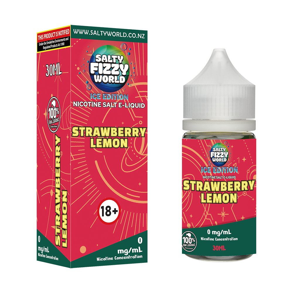 [Ice Edition] Strawberry Lemon Nicotine Salt E - liquid | Shosha Vape NZ