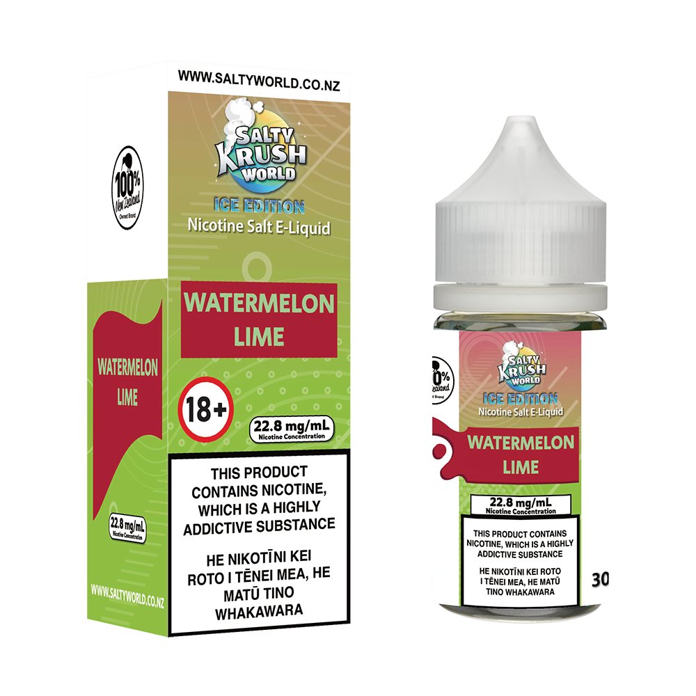 [Ice Edition] Watermelon Lime Nicotine Salt E - Liquid | Shosha Vape NZ