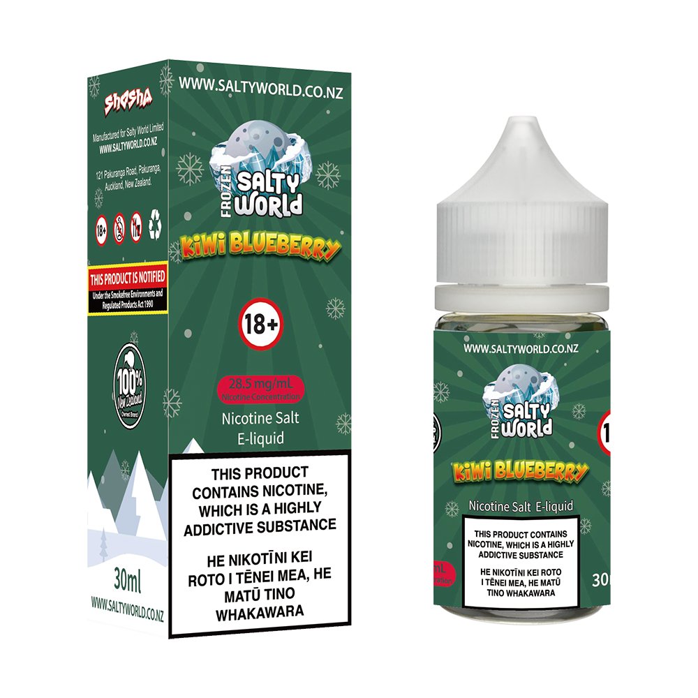 Kiwi Blueberry Nicotine Salt E - liquid | Shosha Vape NZ