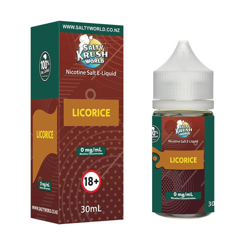 Licorice Nicotine Salt E - liquid | Shosha Vape NZ