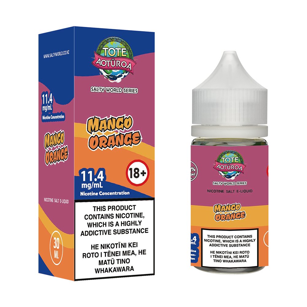 Mango Orange Nicotine Salt E - liquid | Shosha Vape NZ