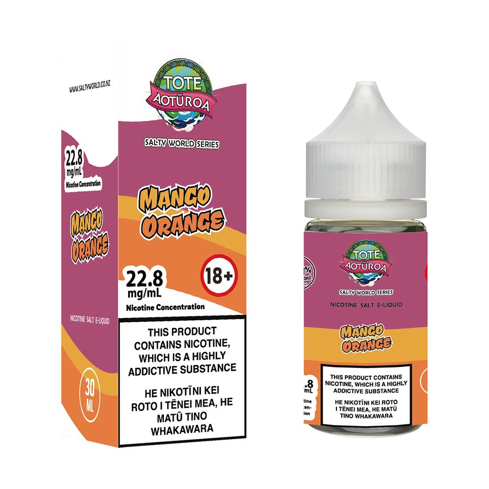 Mango Orange Nicotine Salt E - liquid | Shosha Vape NZ