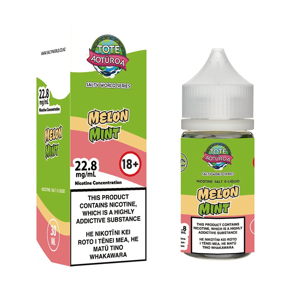 Melon Mint Nicotine Salt E - liquid | Shosha Vape NZ