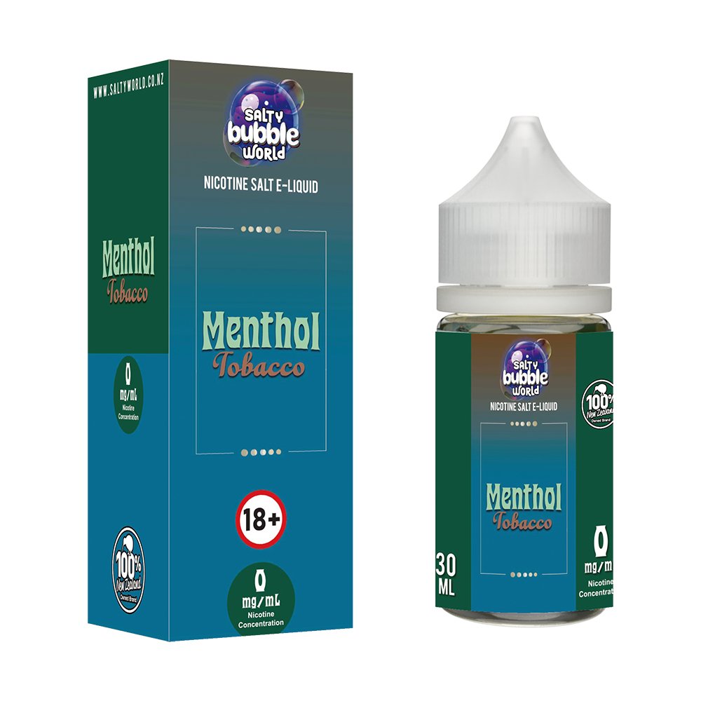 Menthol Tobacco Nicotine Salt E - liquid | Shosha Vape NZ