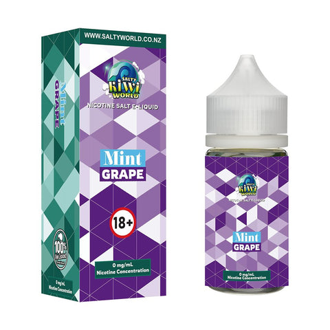 Mint Grape Nicotine Salt E - liquid | Shosha Vape NZ