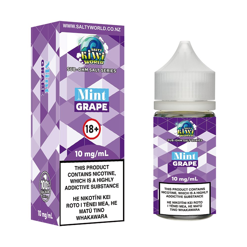 Mint Grape Sub - Ohm Nicotine Salt E - liquid | Shosha Vape NZ